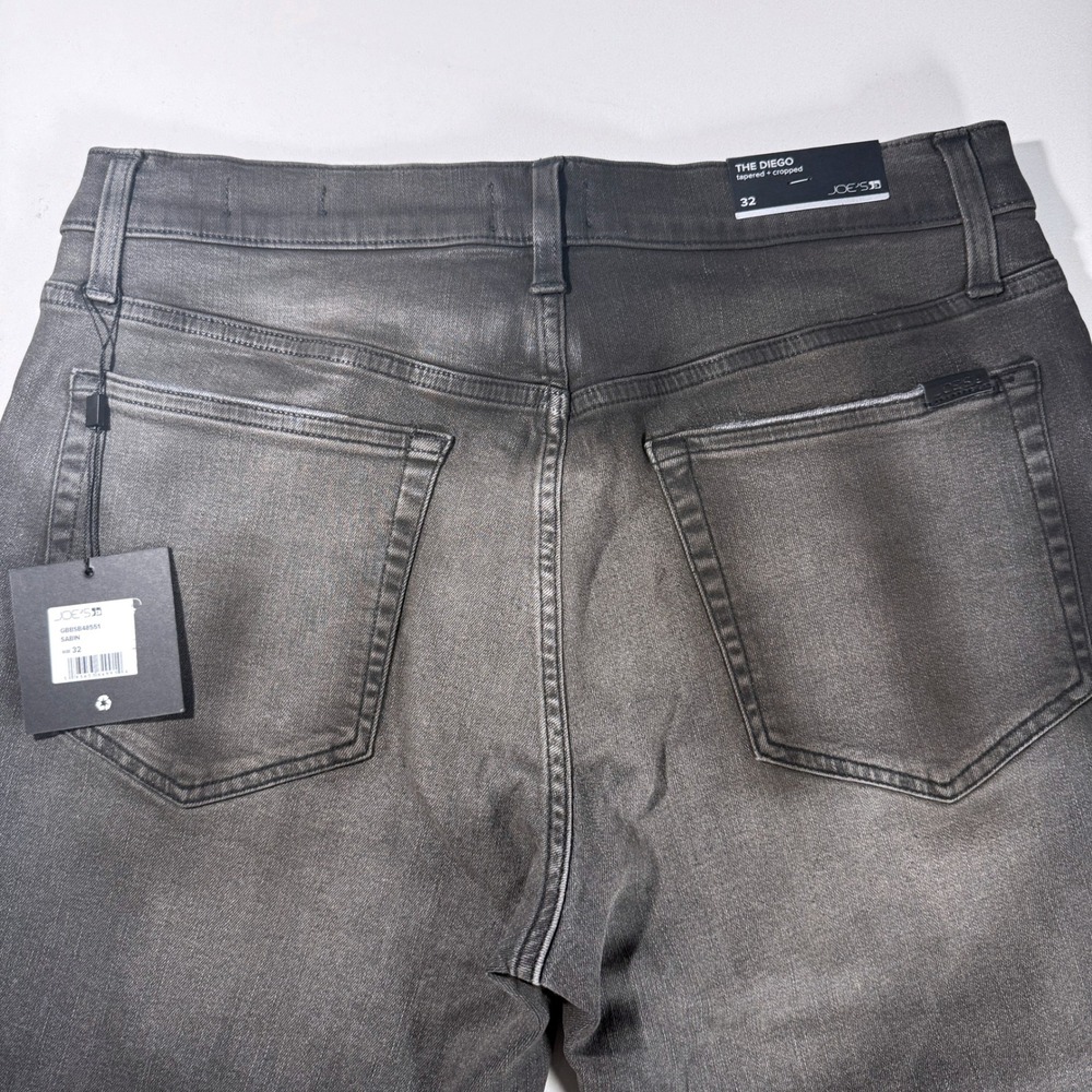 Joes Jeans The Diego Tapered Cropped Sabin Grey Mens Denim Pants 32 GBBSB48551 - Picture 6 of 12
